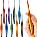 Svartur Crochet Hooks Ergonomic, 9Pcs Hand-Poli...