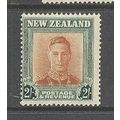 NewZealand.SG688 2sKing George VI (Brown-Orange...