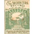 Architectural Record 1911 April Pergola Vintage...