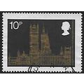 SG 940: 10 p. gold and black 19th Commonwealth ...