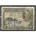 Nyasaland 1945 SG151 9d Black & Olive Fine Used...