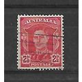 Australia.SG206 2 1/2d King George VI (Scarlet)...