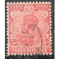 India 1911 - SG 173 - KGV 3a orange - used