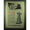 1950 Lunkenheimer Valves Ad - A Priceless Ingre...