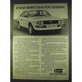 1977 Lancia Beta 1300 Coupe Ad - You Deserve