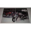 1981 Kawasaki KZ750 and KZ550 Motorcycles Ad - Amen