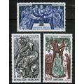 1967 France - Historical Kings set of 3 - Sc# 1...