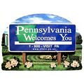 Pennsylvania State Welcome Sign Artwood Fridge ...