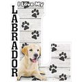 I Love My Labrador -Yellow Fridge Magnet