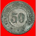 Ⰶ GERMANY: russia POLAND HOHENSALZA★50 PFENNIGS...