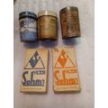 Lot of 5 Vintage Ski Waxes: Sohm's, Wallco, & E...
