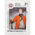 MALDIVES 1976 BURGOYNE REYNOLDS AMERICAN USA GE...