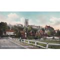 EC907 MARKET DRAYTON FROM NEWPORT ROAD. NORTH S...