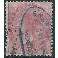 India 1865 SG65 8a Carmine Die I Good/Fine Used...