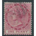 Dominica 1889 SG22a 1d Deep Carmine Wmk Crown C...