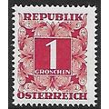 Po Mi 232 (**): 1 g. rose Postage Due Stamp: Nu...