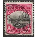 Cook Islands 1924 SG82 1d Black & Deep Carmine ...
