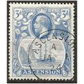 Ascension Island 1924 SG14 3d Blue Fine Used . ...