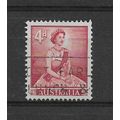Australia.SG313 4d Queen Elizabeth II (Carmine-...