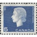 CANADA, Queen Elizabeth II, wheat sheaf, blue 1...