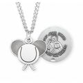 Jesus Christ Sterling Silver Tennis Necklace Me...