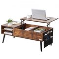 Lift Top Coffee Table 39.4 in Rectangle Coffee ...