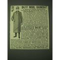 1900 Sears, Roebuck & Co. Mackintosh Ad - $4.50...