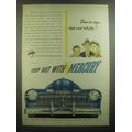 1945 Mercury Cars Ad - Time to stop - look and whistle