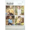 Vintage: Hayfield 965 four toddler's cardigans, DK