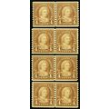 601, Mint 4¢ VF NH Lot of Four Coil Pairs Cat $...