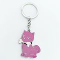 Dog & Bone Keyring Key Ring Pink Gift Keychain ...