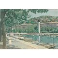 Rijeka Trsat Croatia Postcard unused VGC