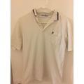 Preowned Penguin Club Men's Striped Medium Whit...