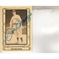 JOE DIMAGGIO AUTO 1980 AUTOGRAPHED NEW YORK YAN...
