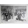 "Winter Sports" - a snowball fight. Harper's We...