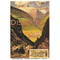 Disentis in 1906 Zurich Museum Graubunden Switz...