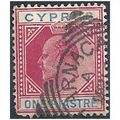 Cyprus 1903 SG52 1 Piastre Carmine & Blue Fine....