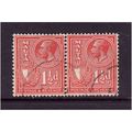 MALTA 1930 SG 196 1 1/2d ROSE RED HORZ PAIR FIN...
