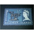 British Solomon Islands QEII 1965 ½d Black Deep...