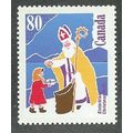 CAN 1991 80c 'CHRISTMAS ' FINE USED (EBID38-892)