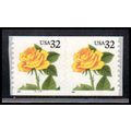 3054 32c Yellow Rose Very Fine MNH CNP Left 555...
