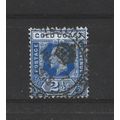 GoldCoast.SG76 2 1/2d Bright Blue.Fine Used.Jun25
