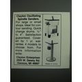 1989 Clayton Oscillating Spindle Sanders Ad