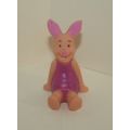 Disneys Winnie the Pooh Piglet Sitting Rubber P...