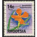 Rhodesia 1974 Wild Flowers 14c Multicoloured SG...