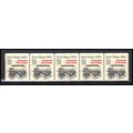 2258 13c Police Wagon Very Fine MNH Dry Gum PNC...