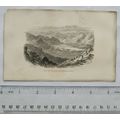 1870s engraving: Town of Keswick & Derwentwater