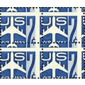 C51, Mint NH 7¢ Two Way Misperf Error Block of ...