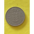 Umlaufmünze Belgien 5 Francs 1974 Belgique
