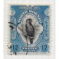 NORTH BORNEO 1909 12c PALM COCKATOO POSTAL USED...